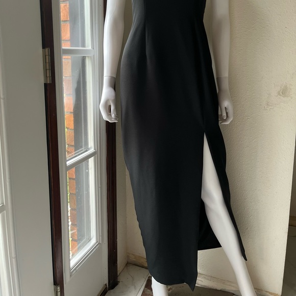 Vintage Alex Evenings sweetheart strapless dress with slit - Picture 5 of 14